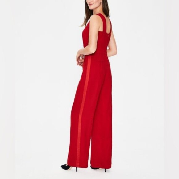 NWT Boden Dark Red Hexham Jumpsuit Size 4 Available - Picture 6 of 16